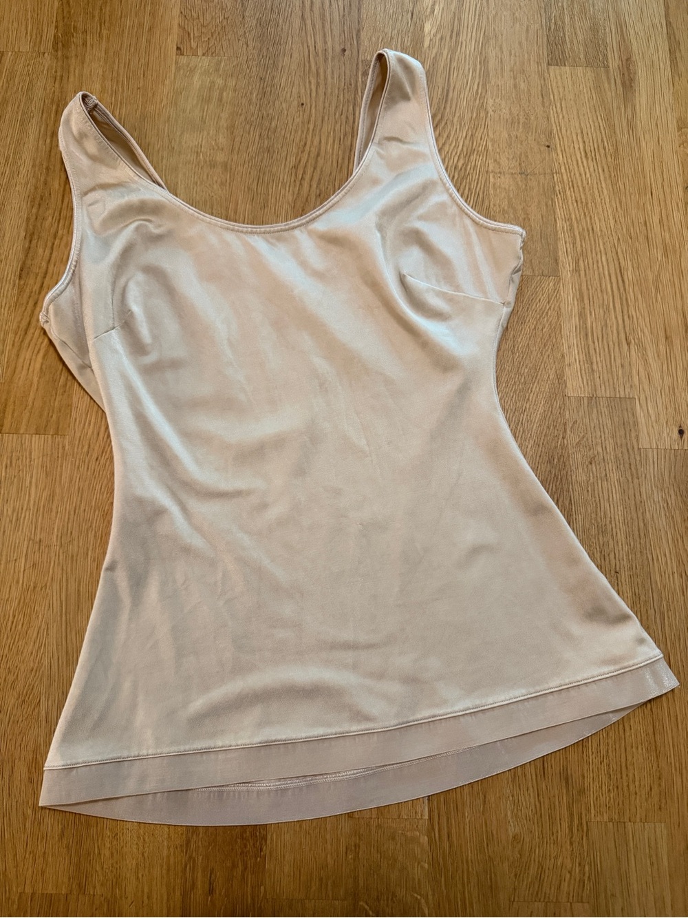 Spanx Slimplicity LARGE Nude Shapewear Scoop Neck Tank Top